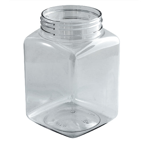 17 oz. Clear PET Square Plastic Spice Bottle  (63-400/63-485)