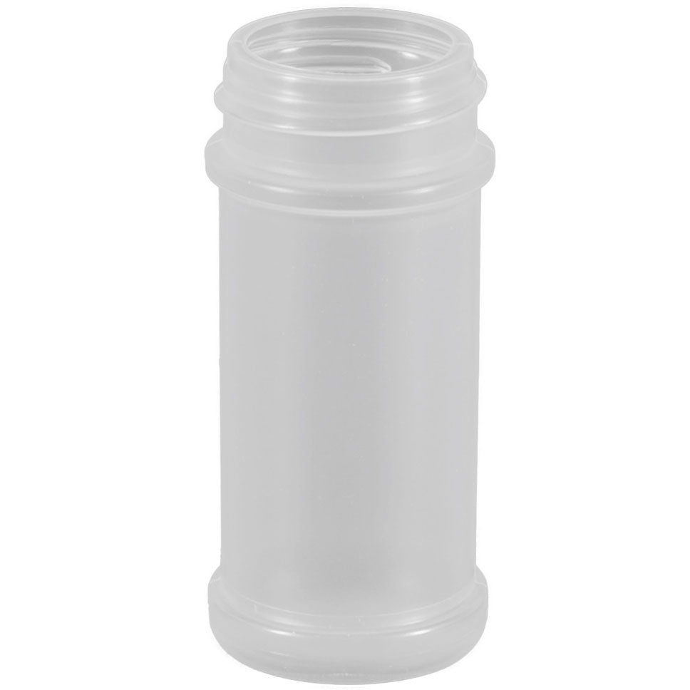 3.5 oz. Natural PP Plastic Spice Bottles (43-485)
