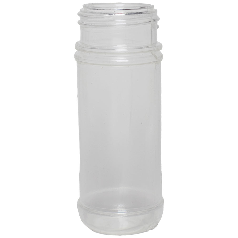 4 oz. Clear K-Resin Plastic Spice Bottle (43-485)