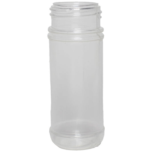 4 oz. Clear K-Resin Plastic Spice Bottle (43-485)