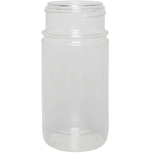 8 oz. Clear K-Resin Plastic Spice Bottle 53mm (53-485)