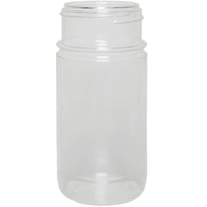 8 oz. Clear K-Resin Plastic Spice Bottle 53mm (53-485)
