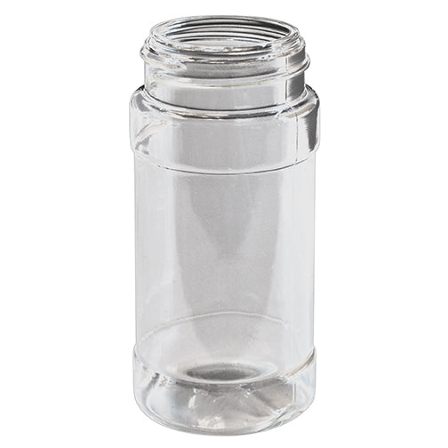 3.5 oz. Clear K-Resin Plastic Spice Bottles (43-485)