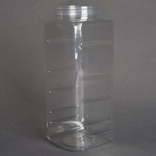 33 oz. Clear PET Square Plastic Spice Jar (63-485)