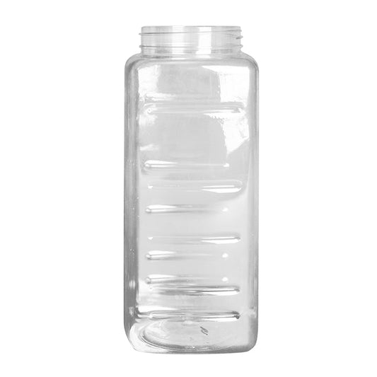 33 oz. Clear PET Square Plastic Spice Jar (63-485)