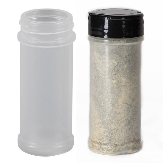 5.5 oz. Natural PP Plastic Spice Bottle (48-485)
